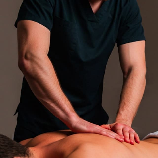 Calm therapeutic massage room at Recovery Hub Medical Center